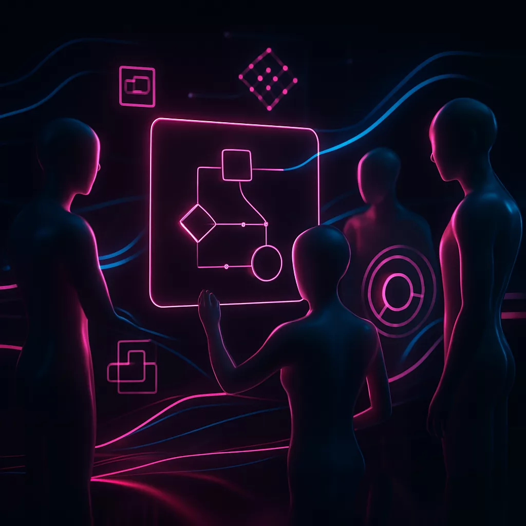 Futuristic AI Agents Collaborating with Design Patterns